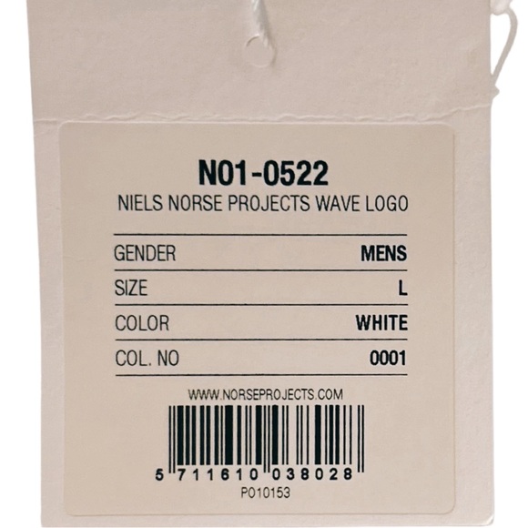 Men’s Norse Project Wave Logo T-Shirt - Picture 5 of 5